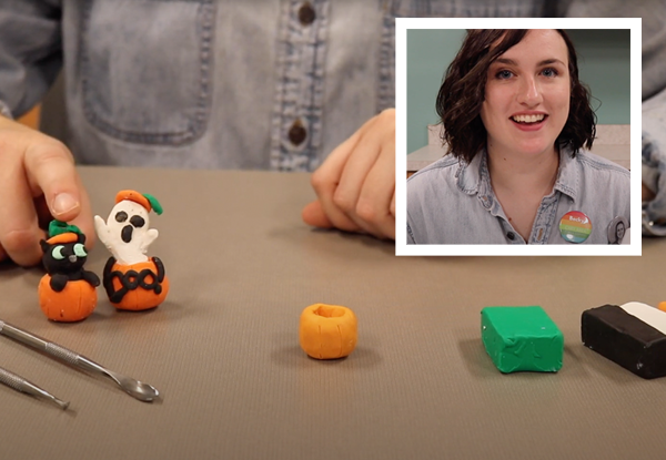 Video: Mini Polymer Clay Pumpkins