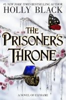 the prisoners throne cover featuring a frozen tree branch dripping in icicles and a big brass ring with a blue stone